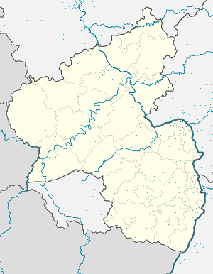 Biresyel destekçiler için işaretli Mainz haritası