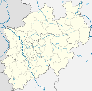 Kort over Steinfurt med tags til hver supporter 