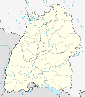 Карта на Brühl с маркери за всеки поддръжник