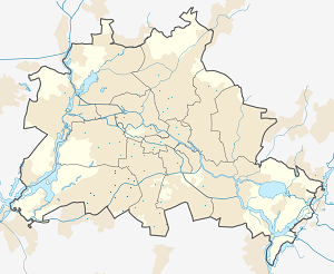 Карта Штеглиц-Целендорф с тегами для каждого сторонника