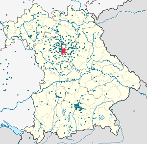 Χάρτης του Νυρεμβέργη με ετικέτες για κάθε υποστηρικτή 