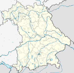 Harta e Bavaria me shenja për mbështetësit individual 