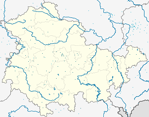 Карта Тюрингия с тегами для каждого сторонника
