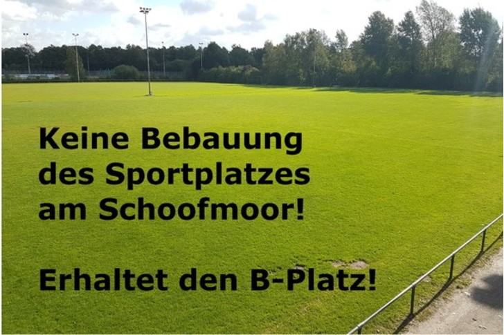 Keine Bebauung des Sportplatzes am Schoofmoor in ...