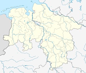 Kort over Landkreis Cloppenburg med tags til hver supporter 