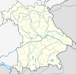 Biresyel destekçiler için işaretli Schrobenhausen haritası