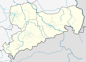 Harta e Großpösna me shenja për mbështetësit individual 