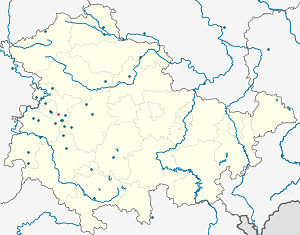 Karte von Wutha-Farnroda mit Markierungen für die einzelnen Unterstützenden