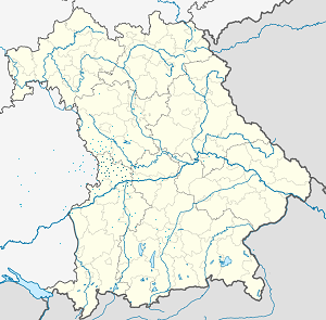 Karte von Landkreis Donau-Ries mit Markierungen für die einzelnen Unterstützenden