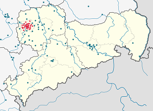 Mappa di Lipsia con ogni sostenitore 
