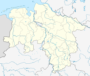 Carte de Göttingen avec des marqueurs pour chaque supporter