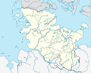 Karte von Schleswig-Flensburg mit Markierungen für die einzelnen Unterstützenden