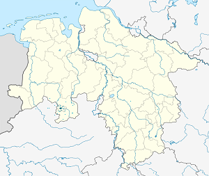 Kort over Osnabrück med tags til hver supporter 