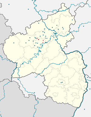 Mapa de Kaisersesch com marcações de cada apoiante