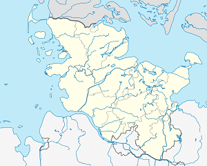 Χάρτης του Schleswig-Flensburg με ετικέτες για κάθε υποστηρικτή 