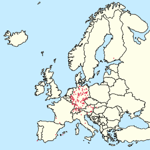 Kaart Euroopa Liit iga toetaja sildiga