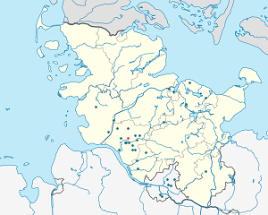 Karte von Itzehoe mit Markierungen für die einzelnen Unterstützenden