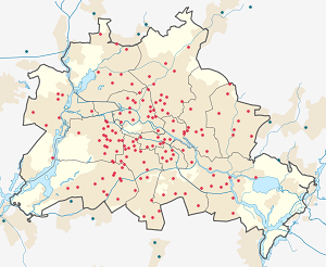 Mappa di Berlino con ogni sostenitore 