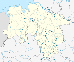 Harta e Göttingen me shenja për mbështetësit individual 