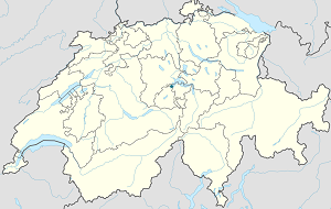 Mapa mesta Hergiswil (NW) so značkami pre jednotlivých podporovateľov