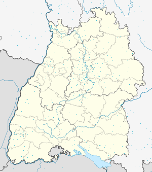 Karte von Steinheim an der Murr mit Markierungen für die einzelnen Unterstützenden