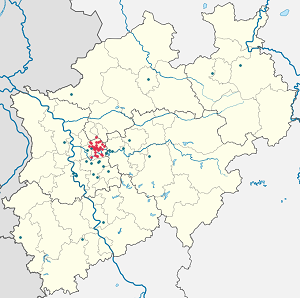 Harta e Essen me shenja për mbështetësit individual 