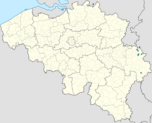 Latvijas karte Beļģija ar atzīmēm katram atbalstītājam 