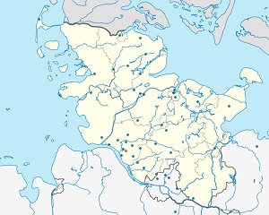 Karta mjesta Krempe s oznakama za svakog pristalicu