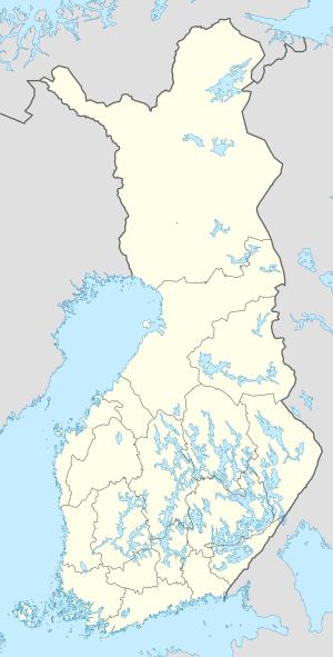 Harta lui Laponia cu marcatori pentru fiecare suporter