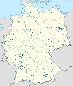 Karte von Deutschland mit Markierungen für die einzelnen Unterstützenden