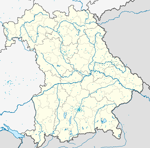 Karta mjesta Landkreis Cham s oznakama za svakog pristalicu