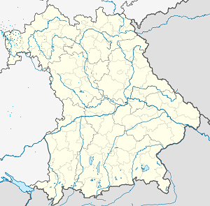 Karte von Landkreis Aschaffenburg mit Markierungen für die einzelnen Unterstützenden