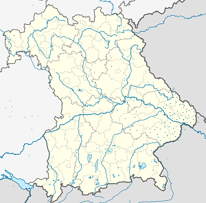 Mapa de Baixa Baviera com marcações de cada apoiante