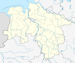 Zemljevid Samtgemeinde Grafschaft Hoya z oznakami za vsakega navijača