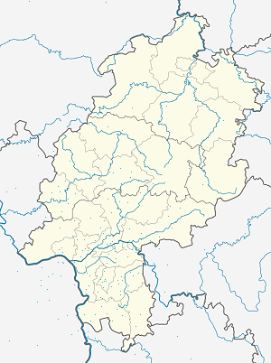 Mapa mesta Mühltal so značkami pre jednotlivých podporovateľov