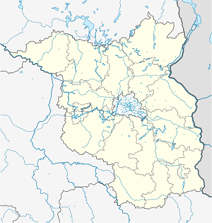 Map of Werneuchen with markings for the individual supporters