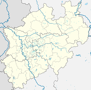 Mapa de Ennepe-Ruhr con etiquetas para cada partidario.