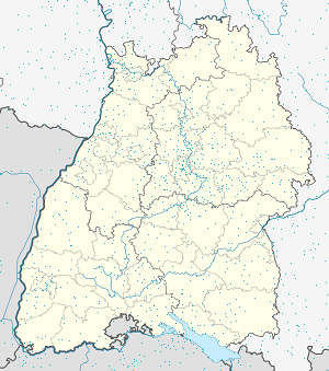Biresyel destekçiler için işaretli Konstanz haritası