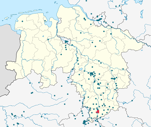 Karte von Göttingen mit Markierungen für die einzelnen Unterstützenden