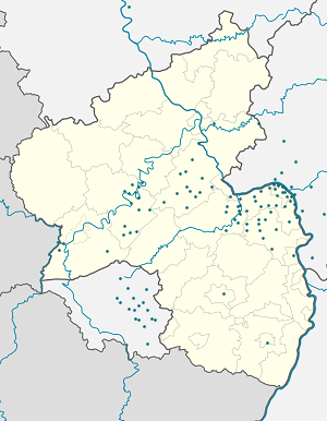Karte von Nieder-Olm mit Markierungen für die einzelnen Unterstützenden
