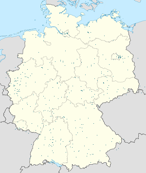 Mapa de Alemania con etiquetas para cada partidario.