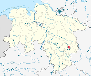 Karte von Braunschweig mit Markierungen für die einzelnen Unterstützenden