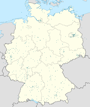 Mapa de Alemania con etiquetas para cada partidario.