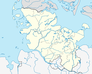 Karte von Schleswig-Holstein mit Markierungen für die einzelnen Unterstützenden