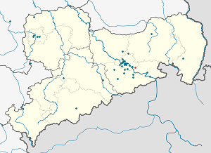 Karte von Pirna mit Markierungen für die einzelnen Unterstützenden