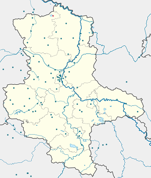 Karte von Arendsee (Altmark) mit Markierungen für die einzelnen Unterstützenden