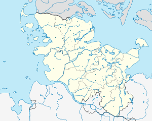 Karta mjesta Schleswig-Holstein s oznakama za svakog pristalicu