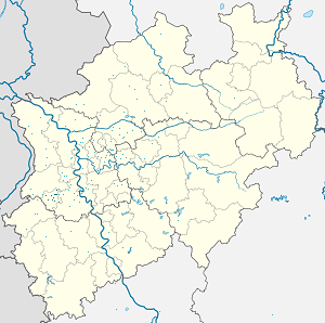 Karta mjesta Mönchengladbach s oznakama za svakog pristalicu