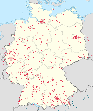 Mappa di Germania con ogni sostenitore 