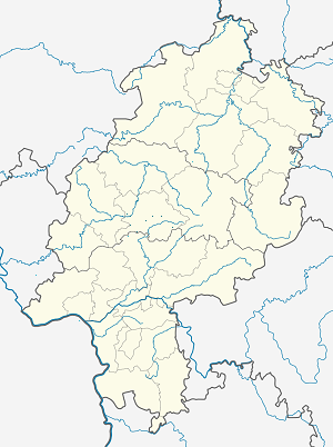 Χάρτης του Landkreis Gießen με ετικέτες για κάθε υποστηρικτή 